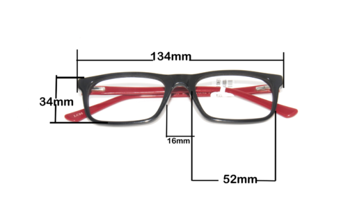 striking cherry red spectacle