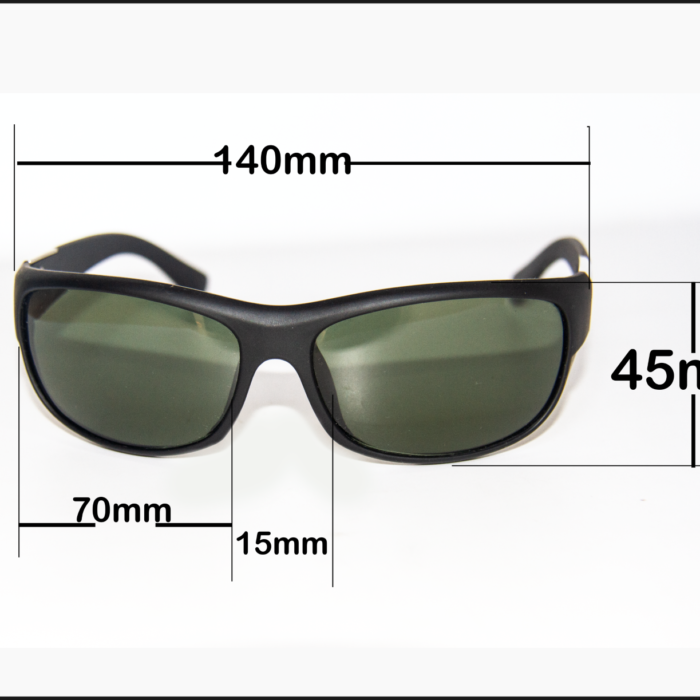 Rectangle sunglasses for men and women , Black