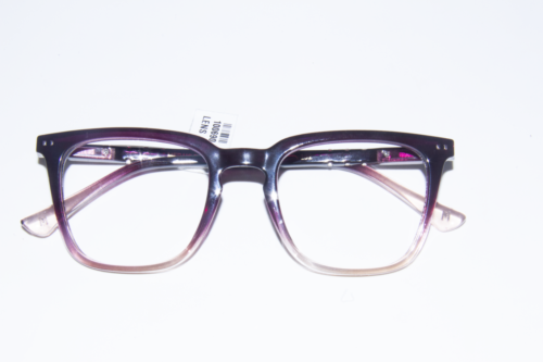 Deep Purple Color square frame eyeglasses